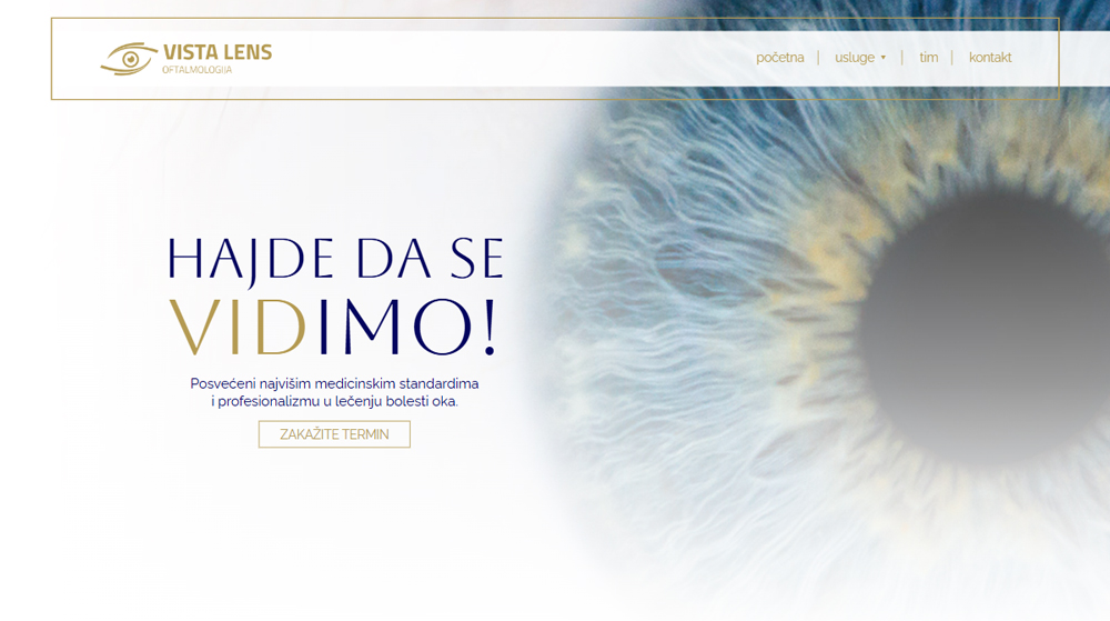 Vista Lens Websajt